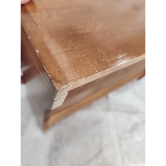 Solid Oak Men's Dresser Desk Valet Storage Decor 11" X 6.5" X 4.5" - Picture 10 of 15